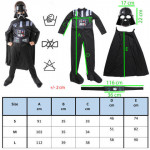 Karnevalový kostým – Lord Darth Vader s plášťom L